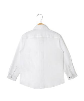 white plain cotton poly boys kurta 2