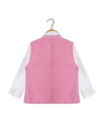 white plain cotton boys kurta 5
