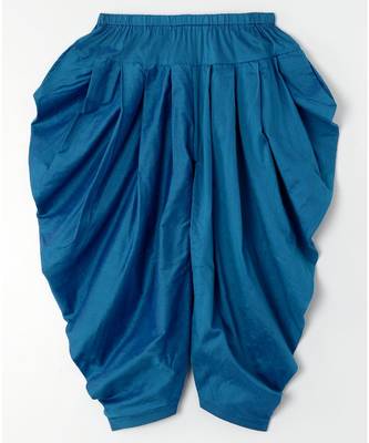 green plain cotton poly boys dhoti kurta 2