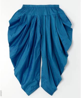 green plain cotton poly boys dhoti kurta 3