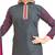 Grey Jacquard Embroidered Dress Material With Thread Work Dupatta