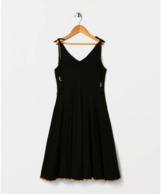 black plain rayon kids kurtis 3