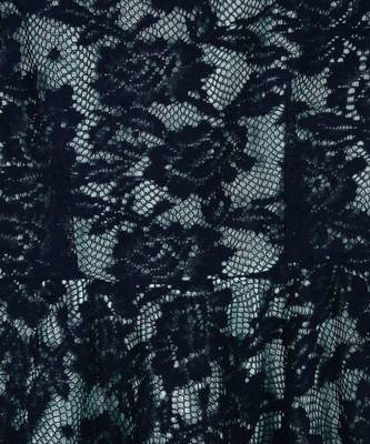 blue plain net kids frocks 2