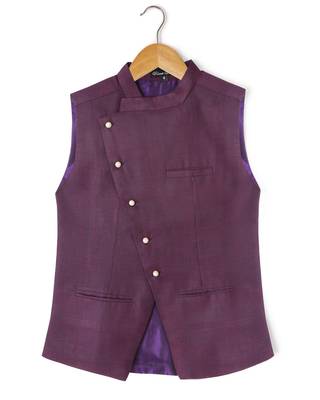 white plain cotton poly boys kurta 7