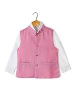 white plain cotton boys kurta