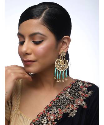 Multicolor Kundan Earrings 1