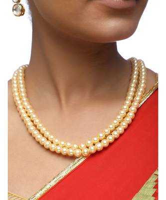 Maroon Pearl Neckpiece 1