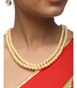 Maroon Pearl Neckpiece