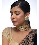 Golden Kundan Choker Set
