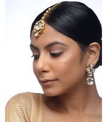 Green Teeka & Earrings Set