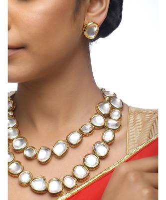 Gold Kundan Choker Set 2