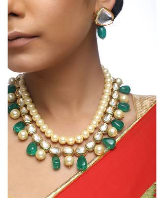 Gold Kundan Choker Set 2
