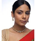 Gold Kundan Choker Set