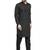 Designer Black Pathani Linen Kurta With Pants For A Royal Look By Treemoda