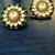 Green Polki Elegant Studs