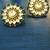 Green Polki Elegant Studs