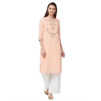 Off White Poplin Embroidered Mid Rise Palazzo For Women's 4