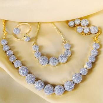 Gold diamond jewellery combo 1
