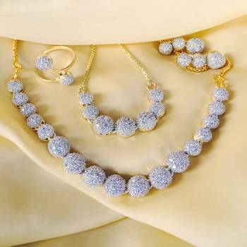 Gold diamond jewellery combo 2
