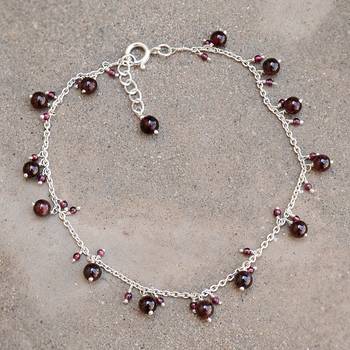 Red Garnet Anklets 2