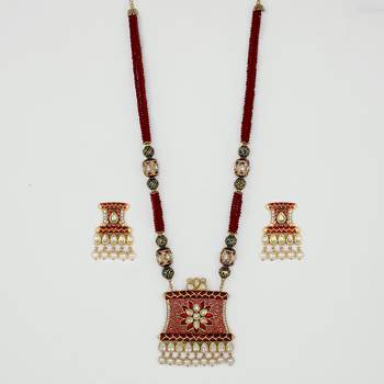 Maroon Necklaces 2