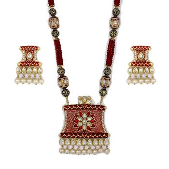 Maroon Necklaces 3
