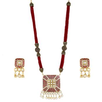 Maroon Necklaces 2