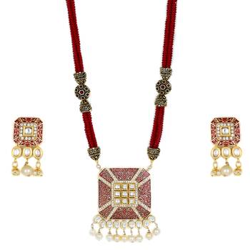 Maroon Necklaces 3