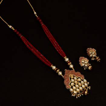 Maroon Necklaces 1