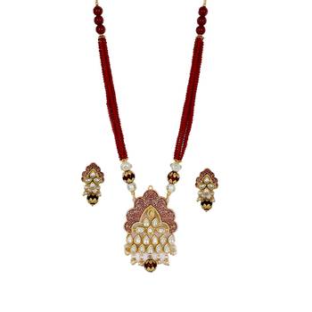 Maroon Necklaces 2