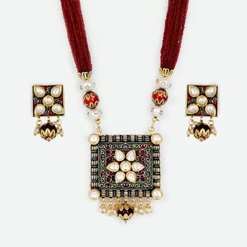 Maroon Necklaces 3