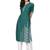 Dark-green printed crepe kurti
