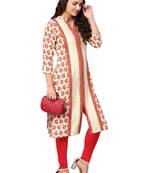 Multicolor printed rayon kurti