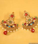 Antique Navratan Zircon Danglers