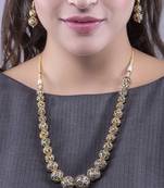 Black And Gold Jewellery Set