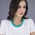 turquoise Green Stone Beautiful Necklace