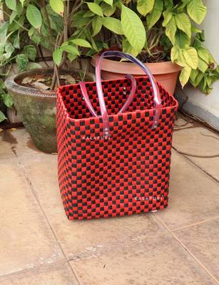 Kalapuri Shopping/Travelling Baskets Authentic Hand Crafted Large Basket Bag 2