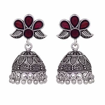 Silver jhumkas 1