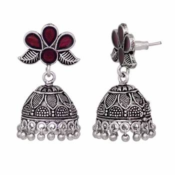 Silver jhumkas 2