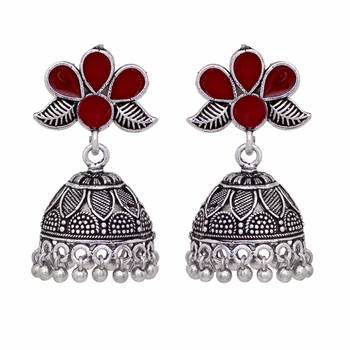 Silver jhumkas 1