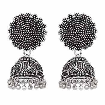 Silver jhumkas 1