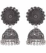Silver jhumkas