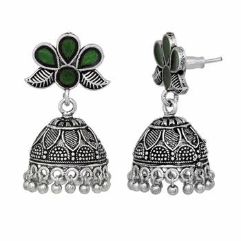 Silver jhumkas 2