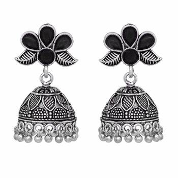 Silver jhumkas 1