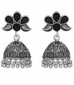 Silver jhumkas