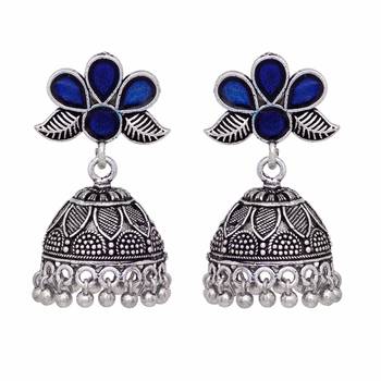 Silver jhumkas 1