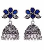 Silver jhumkas