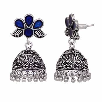 Silver jhumkas 2