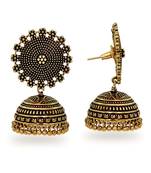 Gold jhumkas
