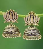 Gold jhumkas